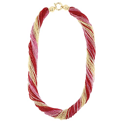  Venetiaurum Women's Multilayer Necklace in Glass and 925 Silver - Perfect Gift for Special Occasions
| Venetiaurum Wome