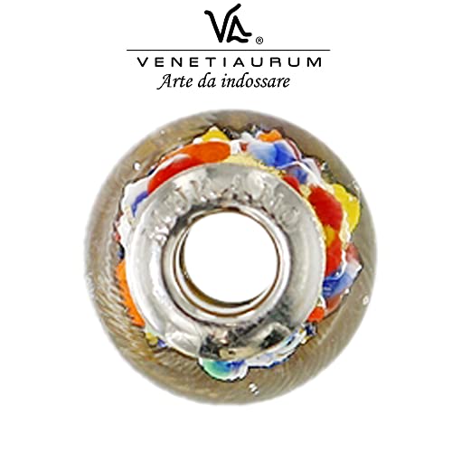  Venetiaurum Original Murano Glass Charm 925 Silver Murrina Perle Modulari Certificato Fatto in Italia
| Venetiaurum Ori