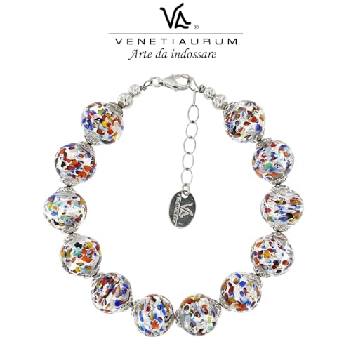  Venetiaurum Oliveto Oreficeria Bracelet per donne con coralli Murano originali e argento 925
| Venetiaurum Bracelet per