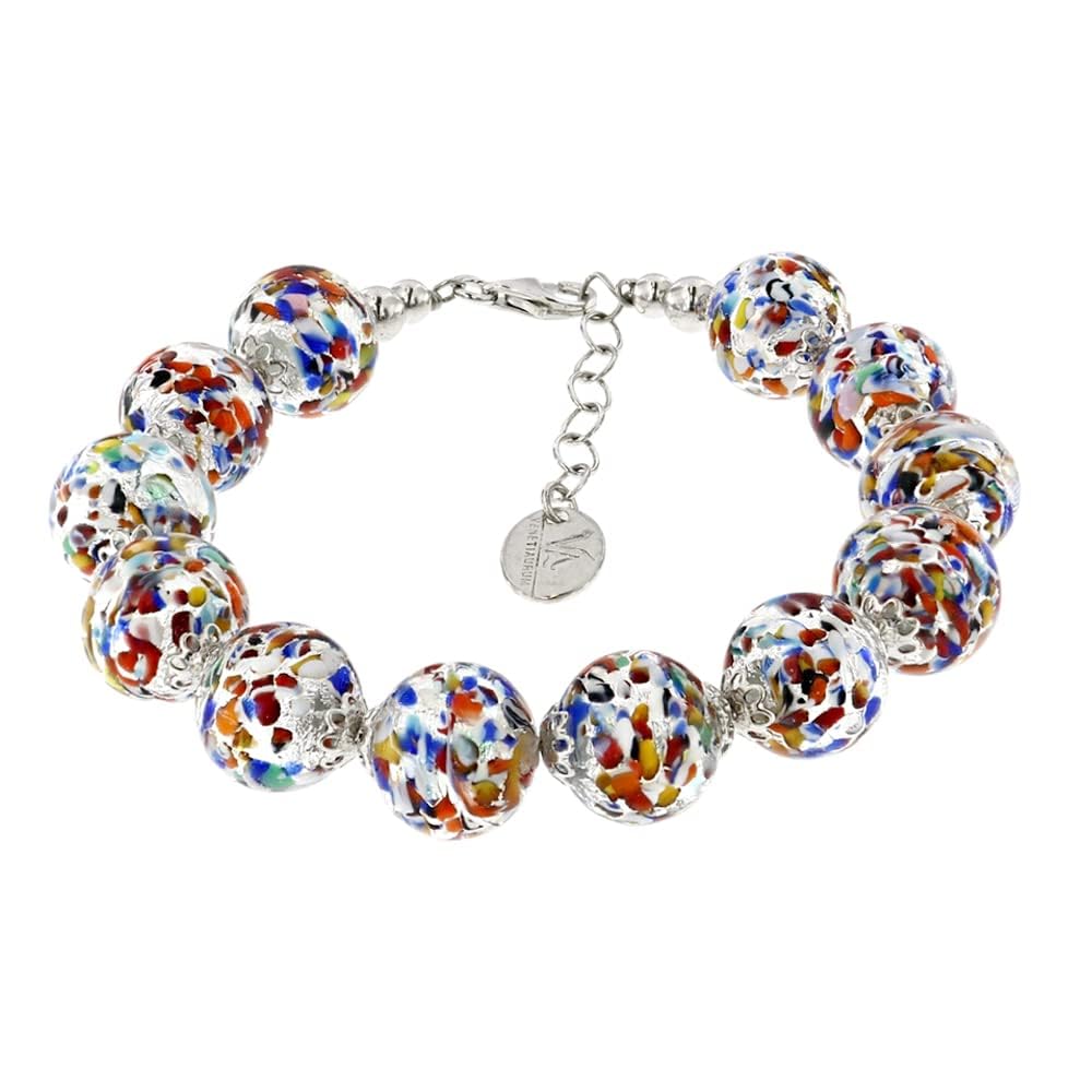  Venetiaurum Oliveto Oreficeria Bracelet per donne con coralli Murano originali e argento 925
| Venetiaurum Bracelet per